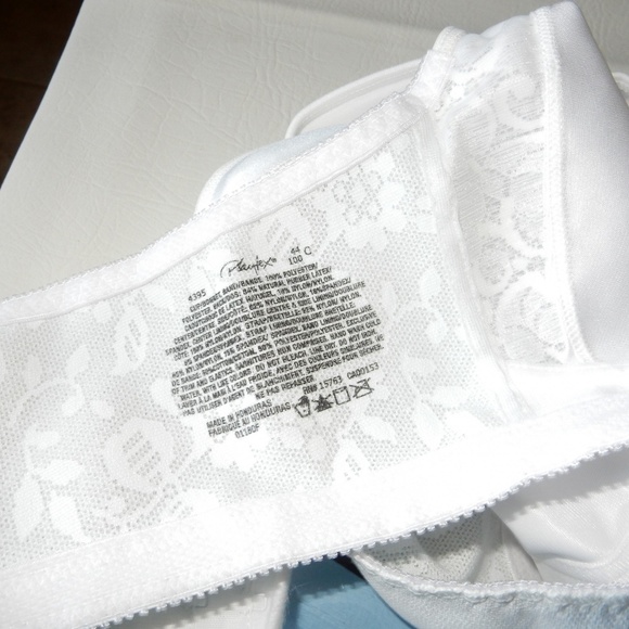 Playtex 44C Bra White 18 Hour Wirefree 4395 - Picture 2 of 4